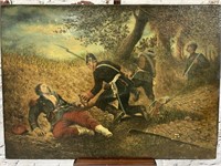 "Franco-Prussian War" Oil on Canvas