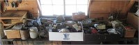 (8) Boxes of various items including wheels,