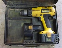 DeWalt 12 volt drill with (2) batteries.