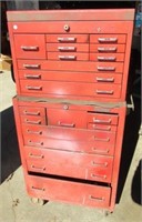 Mac Tools 2 piece toolbox with contents. Measures