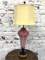 Le Verre Francais Cameo Glass Lamp