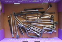 Collection of various ratchets and extensions
