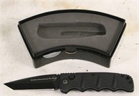 BOKER AK BL/PL BLK 3.25in KNIFE