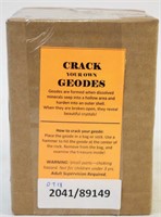 BOX OF CRACK YOUR OWN QUARTZ GEODES