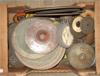 Collection of various grinding wheels and cut off
