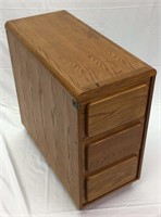 Three Drawer Narrow Chest