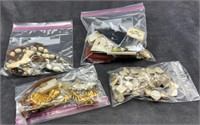 4 Bags of Costume Jewelry