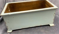 Wooden Footed Planter Box