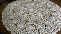 Crocheted Round Tablecloth