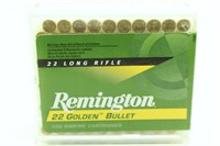 (100 Rds) Remington 22 Bullets Rimfire Cartridges