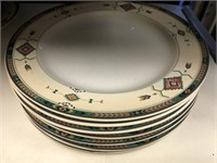 Lot of 8 Studio Nova Adirondack dinner plates