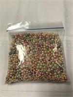 Lot of pastel plastic beads
