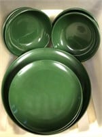 Lot of 10 jade green Totally Today China set
