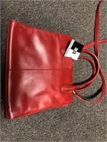 New red leather Giani Bernini shoulder purse