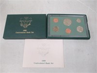 1989 U.S. Uncirculated Bank Coin Set