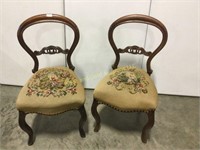 (2) Beautiful Matching Side Chairs