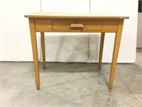 Small Wooden Desk with Drawer