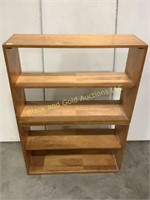 (2) Pair Wood Bookshelf