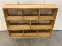 Wood Organizer Bookshelf