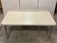 Groovy Formica Top Table W/ Extra Leaf