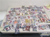 Large Lot of Football Cards - Most w/ Cases -