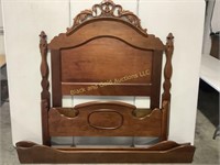 Antique Wood Bed Frame