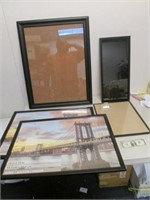Lot of Poster Frames & Display Cases