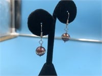 Freshwater pearl earrings                (I 99)