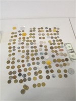 Large Lot of Vintage Coins & Tokens