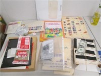 Large Lot of Stamps & Stamp Collecting Items