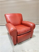 Pottery Barn classic Manhattan Leather Recliner
