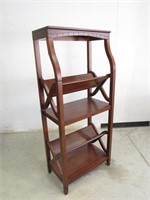 Rustic, Dark Wood Bookshelf