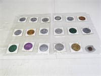 (18) Vintage Mardi Gras / Beer-Themed Tokens