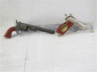 (1) Luger & (1) Western Revolver Mini Deco Gun