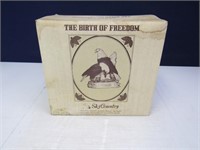 "The Birth of Freedom" Ski Country Eagle Decanter