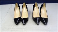 (2) Tvoxinzh Brand Women's Black Heels: NEW