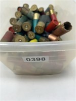 Box of misc shotgun shells ammo