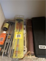 Lot of approx 6+ gun cleaning equipment cases