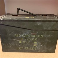 7.62mm metal ammo box - military