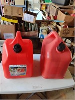 2 gas cans.