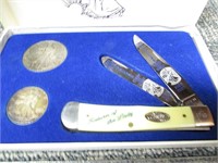 Return Of The Lady Silver & half dollar w/knife