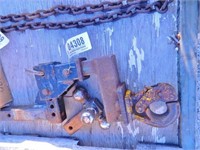 receiver hitch w/pintle and ball hitches