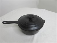 Le Creuset Lided Black Saucepan/pot