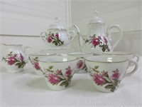 Pretty Petite Rose Tea Set