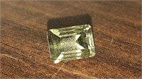 PERIDOT GEMSTONE EMERALD CUT