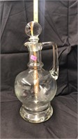 glass decanter with lid