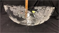 11 inch oval glass bowl