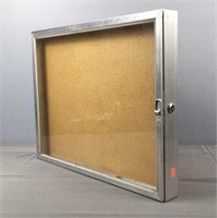 18x24x2 Metal & Glass Display - No Key