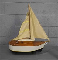 Model Ship On Stand