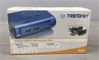 Trendnet 2 Port Usb Kvm Switch Kit New Sealed